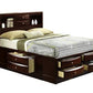 Emily King Bed Room set Espresso- K Bed, Dresser and Mirror