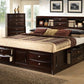 Emily King Bed Room set Espresso- K Bed, Dresser and Mirror