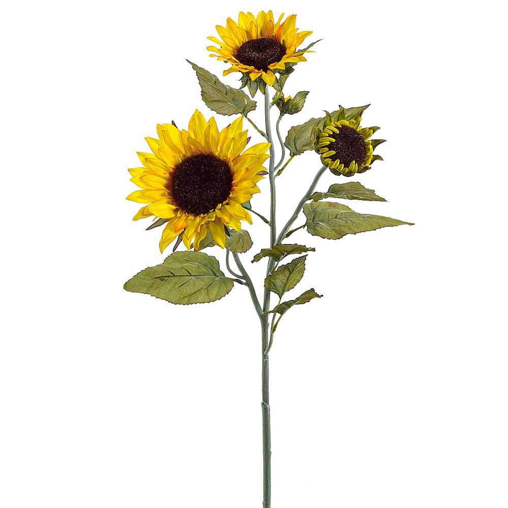 32" Sunflower Spray YE/GO