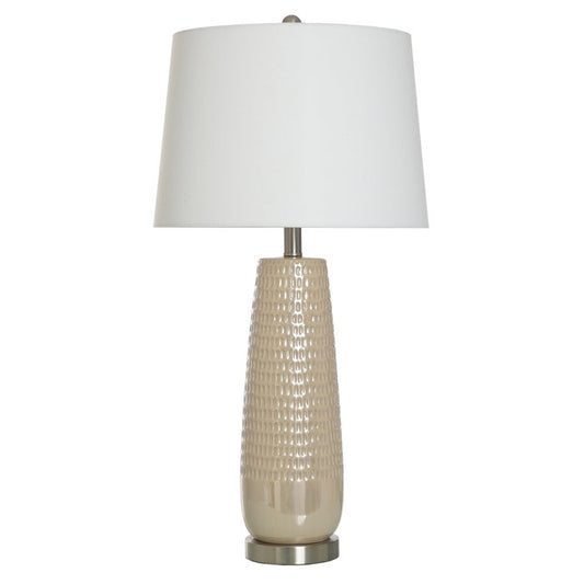 Starlite Cream Ceramic Table Lamp