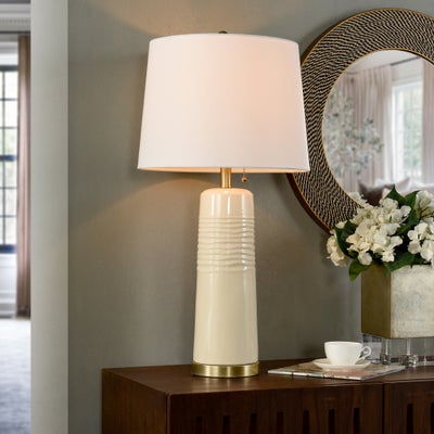 Legrange Beige Ceramic Table Lamp