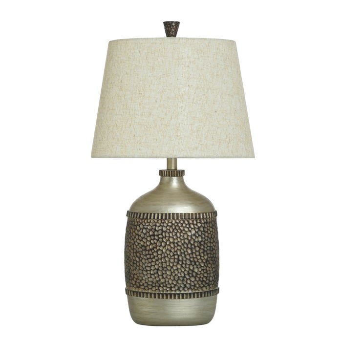 Winthrop Bronze And Silver Table Lamp