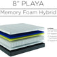 Playa 8" Hybrid Mattress