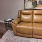 Top Grain Leather Madrid Canyon Power Reclining Sofa & Loveseat Set