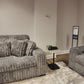 Presley Pewter Dual Power Slider Sofa And Slider Chair