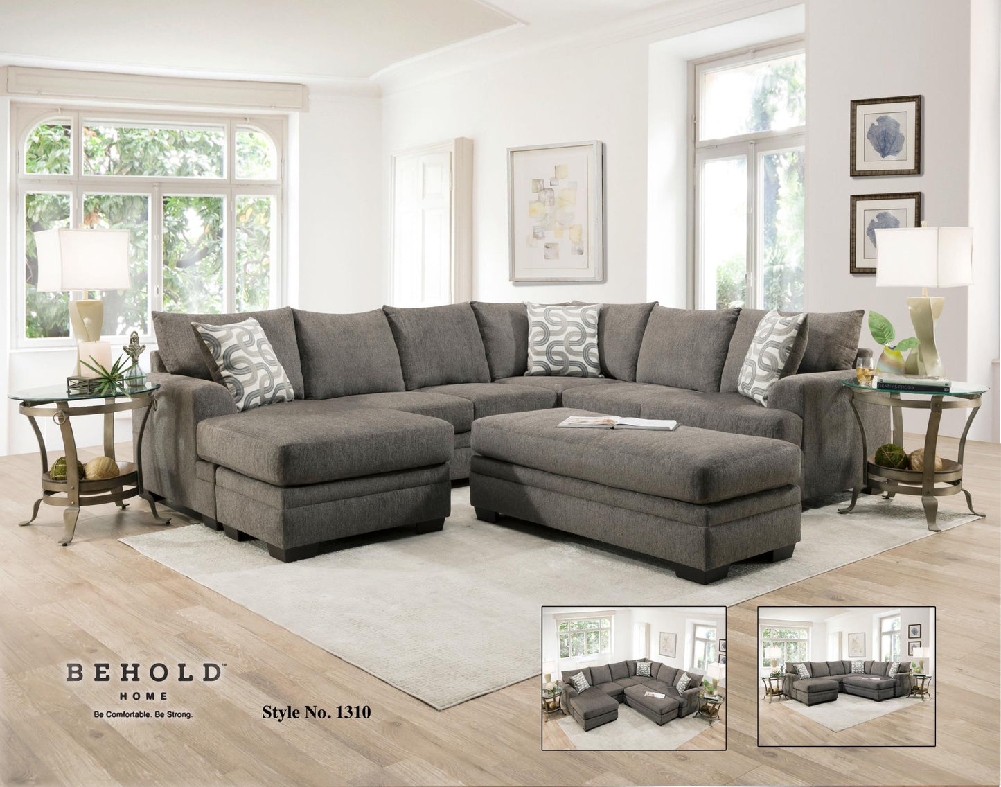 Bailey Charcoal  Sectional