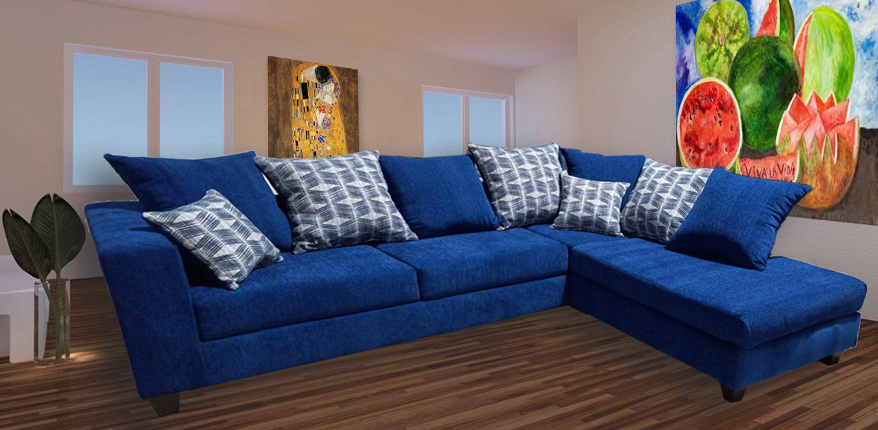 Blue Galaxy  Sectional C/O  (CLEARANCE)