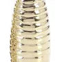 Gold Ceramic Slim textured Bottleneck Vase Each