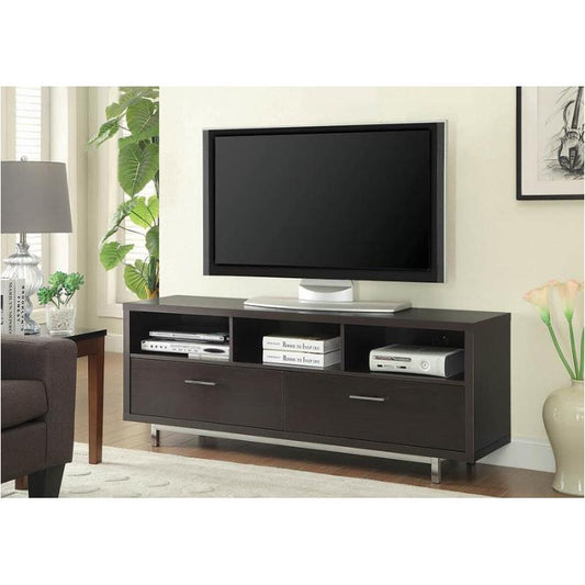 Cappuccino 2-Drawer 60" TV Stand (CLEARANCE)