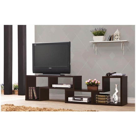 Velma Cappuccino Convertible Bookcase TV Stand (CLEARANCE)