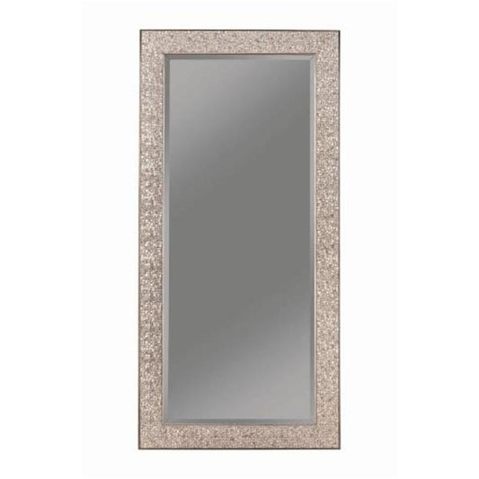 Silver Framed 66" Mirror  (CLEARANCE)