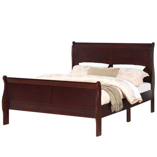 Louis Phillipe Cherry King Bed